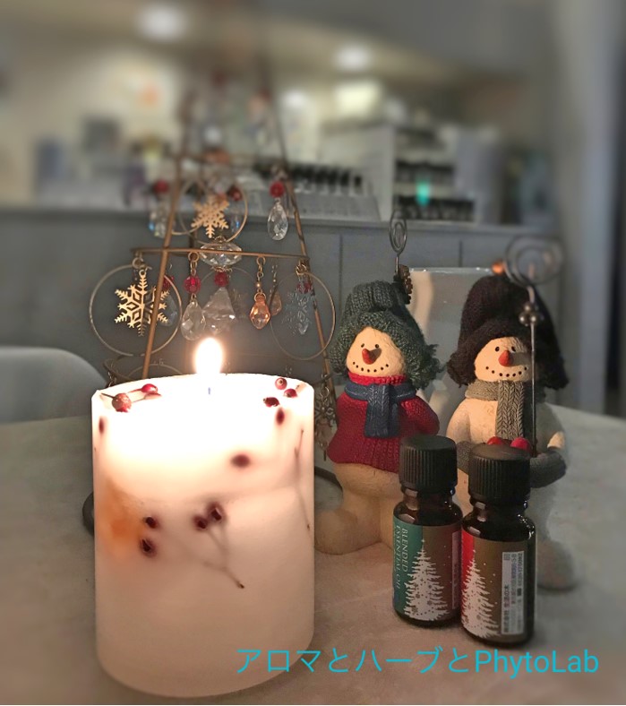 Xmas【ボタニカルキャンドル】作りワークショップ開催